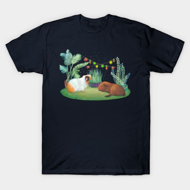 The digital painted guinea pigs T-Shirt by LilianaTikage